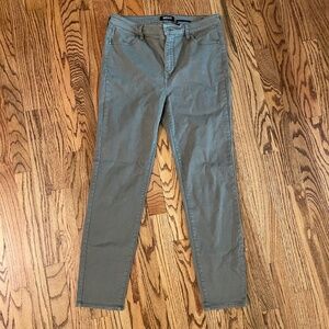 Buffalo David Bitton Jeans sz 10 Havana High Rise‎ Soft Stretch Ankle green